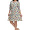Rochie Dama cu Imprimeu Floral Multicolor - M