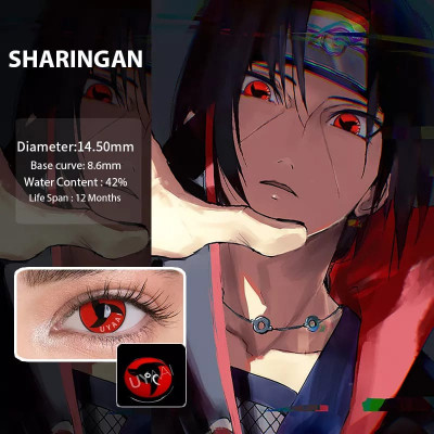 Lentile de contact colorate naruto sharingan itachi kakashi sasuke foto