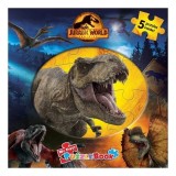 Carte Puzzle Jurassic World My First Puzzle Book Phidal Joc Educativ Copii Varsta 5-8 Ani