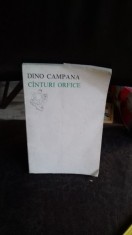 CINTURI ORFICE - DINO CAMPANA foto