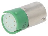 Lampă de control LED verde 24VDC
