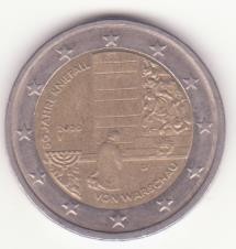 Germania 2 euro 2020 - comemorativă - revolta din Varșovia. foto