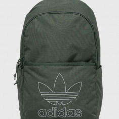 adidas Originals rucsac culoarea verde, mare, cu imprimeu, IS4565