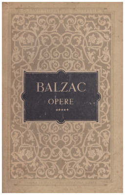 Honore de Balzac - Opere vol.V - 130002 foto