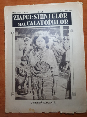 ziarul stiintelor si al calatoriilor 5 iulie 1932-a 10-a olimpiada sportiva foto