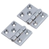 Balama din metal pentru vestiar, crom lucios, 50 x 63 mm, 2 buc / set