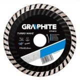 Disc diamantat pentru zidarie 115mm/22,2mm TURBO WAVE GRAPHITE 57H632 HardWork ToolsRange