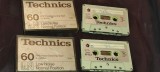 2 Casete audio de epocă Technics RT-60LN (tip Normal/IEC1, 60 minute de redare), lansată &icirc;n jurul anului 1979