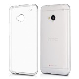 Husa HTC M7 - Ultra Slim (Transparent), Silicon, Carcasa