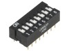 Comutator DIP-SWITCH OMRON A6E-8101-N 8 sectiuni ON-OFF Montare THT