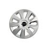 Set 4 capace roti Cu Inel Cromat Stratos R16 pentru gama auto Smart, Autohelix MSA