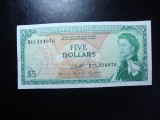 EAST CARRIBEAN / CARAIBE 5 DOLARI AUNC