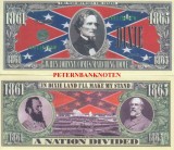!!! RARR : SUA = FANTASY NOTE = RAZBOIUL DE SECESIUNE - 2004 - UNC