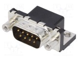 D-Sub 9 Pin Soclu Tată PCB 90&deg; - AMPHENOL COMMUNICATIONS SOLUTIONS