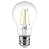 BEC E27 A60 CU FILAMENT LED 6W 4000K ALB NEUTRU, V-TAC
