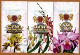 !!! COLUMBIA , CLUB DE LA MONEDA MEDELLIN - ORHIDEE 100 200 500 CAFETEROS 2021 - UNC