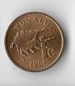 Moneda 1 cent 1981 - Tuvalu foto