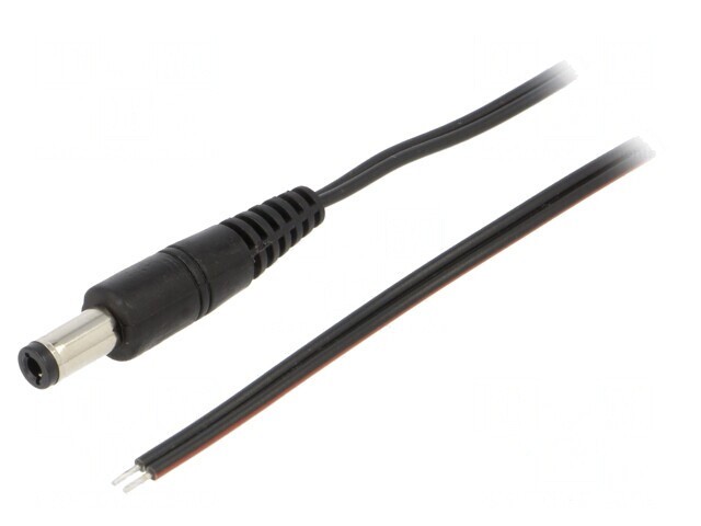 Cablu Alimentare DC 5,5/2,5 0,5m Negru