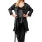 Set Pijama Satin Din 5 Piese Jessica - Negru, L(40)