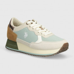 U.S. Polo Assn. sneakers SACHA culoarea verde, SACHA002W 4ST1