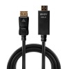 Cablu Lindy DisplayPort la HDMI 10.2G, 2m, Rezolutie 3840x2160, Placare Aur