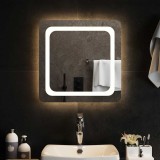 vidaXL Oglindă de baie cu LED, 50x50 cm 151777