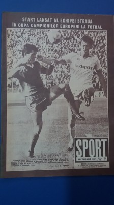 myh 110 - Revista SPORT - nr 9/septembrie 1987 foto