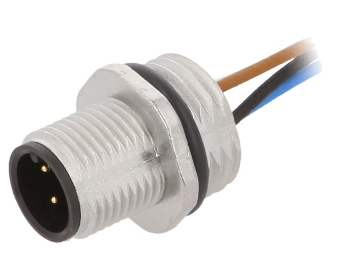 Conector M12 tată IP67, 4 pini