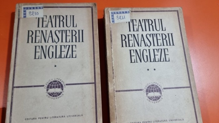 TEATRUL RENASTERII ENGLEZE - 2 VOLUME