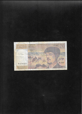 Franta 20 francs franci 1997 seria947643 foto