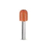 Biax cilindric cu v&acirc;rf rotunjit &Oslash; 13mm ax 6mm , Granulatie Saburr FOARTE ASPRA - PORTOCALIE