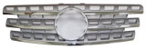 Grila radiator Mercedes Clasa ML (W164), 2008-11.2011, crom/silver, 16488809237167, 504505-2, Rapid