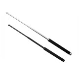 Cumpara ieftin Set doua bastoane telescopice pliabile, DEPOX&reg;, 51 cm/ 64 cm, maner antiderapant, argintiu/negru