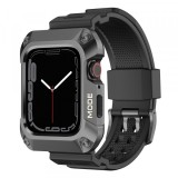 Curea Lito RuggedArmor pentru Apple Watch 44mm Series, Gri