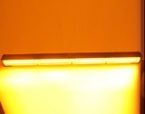 Rampa LED Auto Galbena 44cm, 12V, 72W, 6 Moduri, Tip Federal Signal, COB, Girofar, Semnalizare Auto