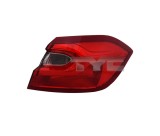 Lampa spate FORD FIESTA, 08.2017-12.2021, partea dreapta, TYC, P21/5W; fara suport bec; exterior; fara the Ford mark,