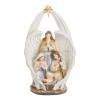 Figurina Crăciun, Iesle, Aripi &Icirc;nger, Polirasina, 17x10x30cm, Oem