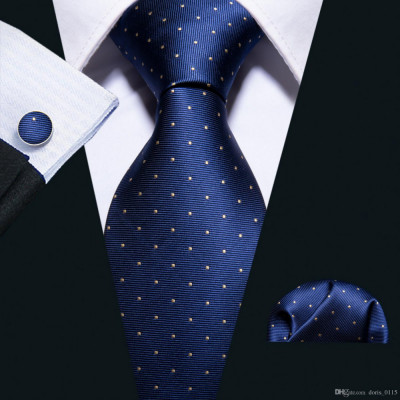Set cravata + batista + butoni - matase - model 112 foto