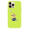 Husa compatibila cu Apple iPhone 13 Pro Max, Viceversa, model Stuart in love Minions , Silicon, TPU, Transparent, Carcasa
