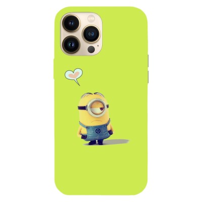 Husa compatibila cu Apple iPhone 14 Plus, Viceversa, model Stuart in love Minions, Silicon, TPU foto