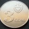 Moneda 3 SOM - KYRGYZSTAN, anul 2008 * cod 2299