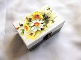 Cutie lemn decorata cu flori 33291