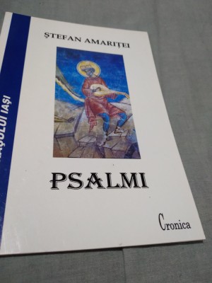 PSALMI-STEFAN AMARITEI AUTOGRAFUL AUTORULUI foto