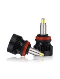 Set 2 leduri H11 M9 4300K Lumina Calda, Canbus 360 grade, putere 80W/set, 8000 Lm/set, 12V