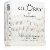 Kolorky Day Rain&amp;Rainbow scutece ECO de unică folosință marimea L 8-13 Kg 19 buc