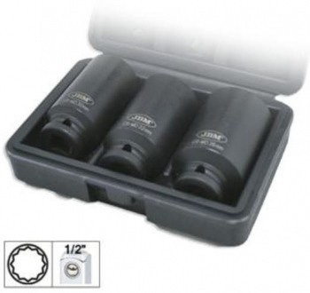 SET DE 3 TUBULARE XZN DE 1/2&amp;#039;&amp;#039; DE IMPACT 52694 foto