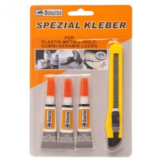 Superglue cu cutit universal 3 x 3 g - 57065