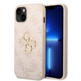 Cumpara ieftin Husa Guess PU 4G Metal Logo pentru iPhone 15 Pink