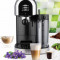 Espressor cu dozator de lapte, pompa presiune: 20 bar, rezervor lapte detasabil 500 ml, rezervor apa detasabil 1.7L, 6 functii: espresso mic/mare; cap