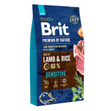 Brit Premium By Nature, Sensitive, Miel, hrană uscată c&acirc;ini, sensibilitați digestive, 8kg